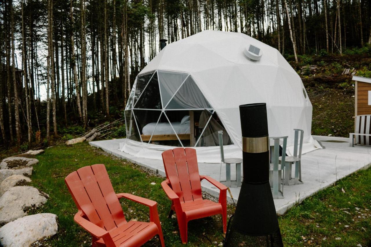 Apartamento Les diamants de l'éternel Saint-David-de-Falardeau Exterior foto